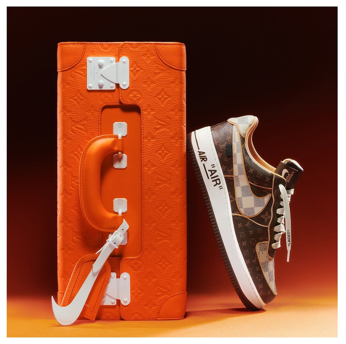 Louis Vuitton x Nike Air Force 1 Low Monogram Brown Damier Azur (Lee)