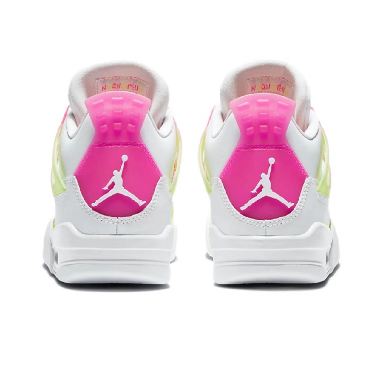 Air Jordan 4 Retro White Lemon Pink (GS)