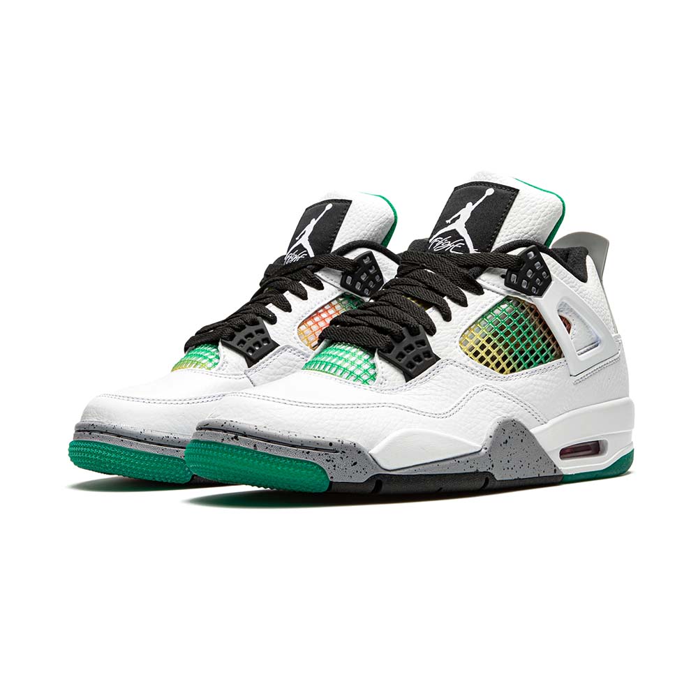 Air Jordan 4 Retro WMNS “Rasta – Lucid Green”